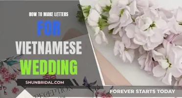 Guide to Writing Letters for Vietnamese Weddings