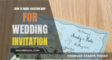 Creating a Wedding Location Map for Your Invitation