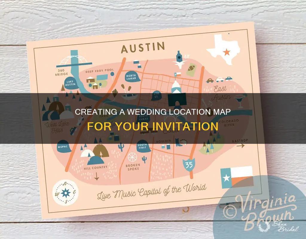 how to make location map for wedding invitation