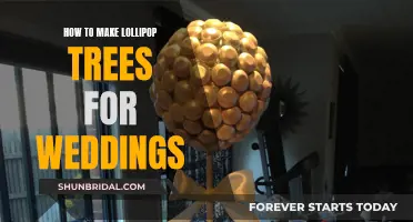 Creating Whimsical Wedding Trees with Lollipops