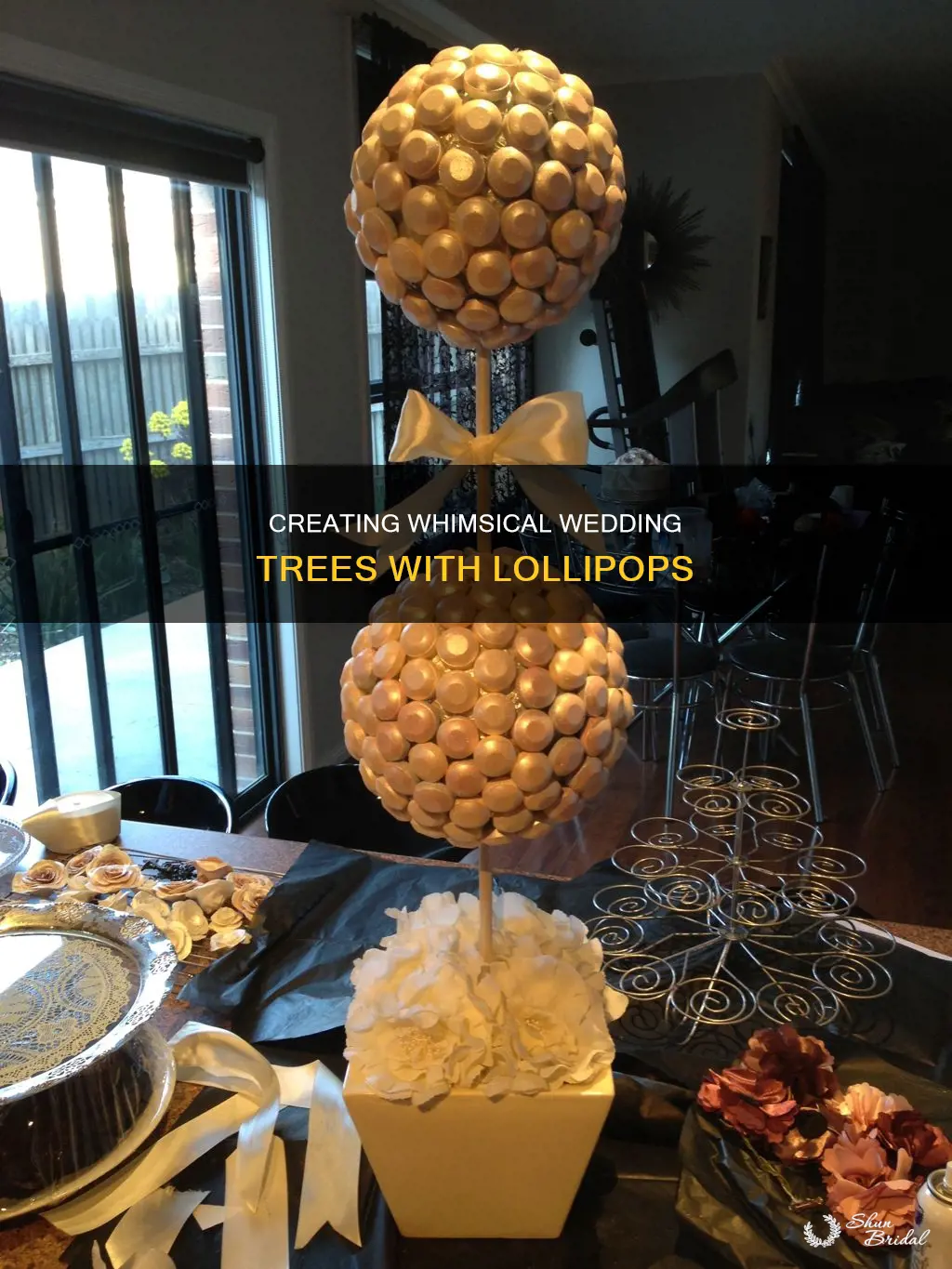 how to make lollipop trees for weddings