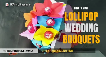 Creating Colorful Wedding Bouquets with Lollipops