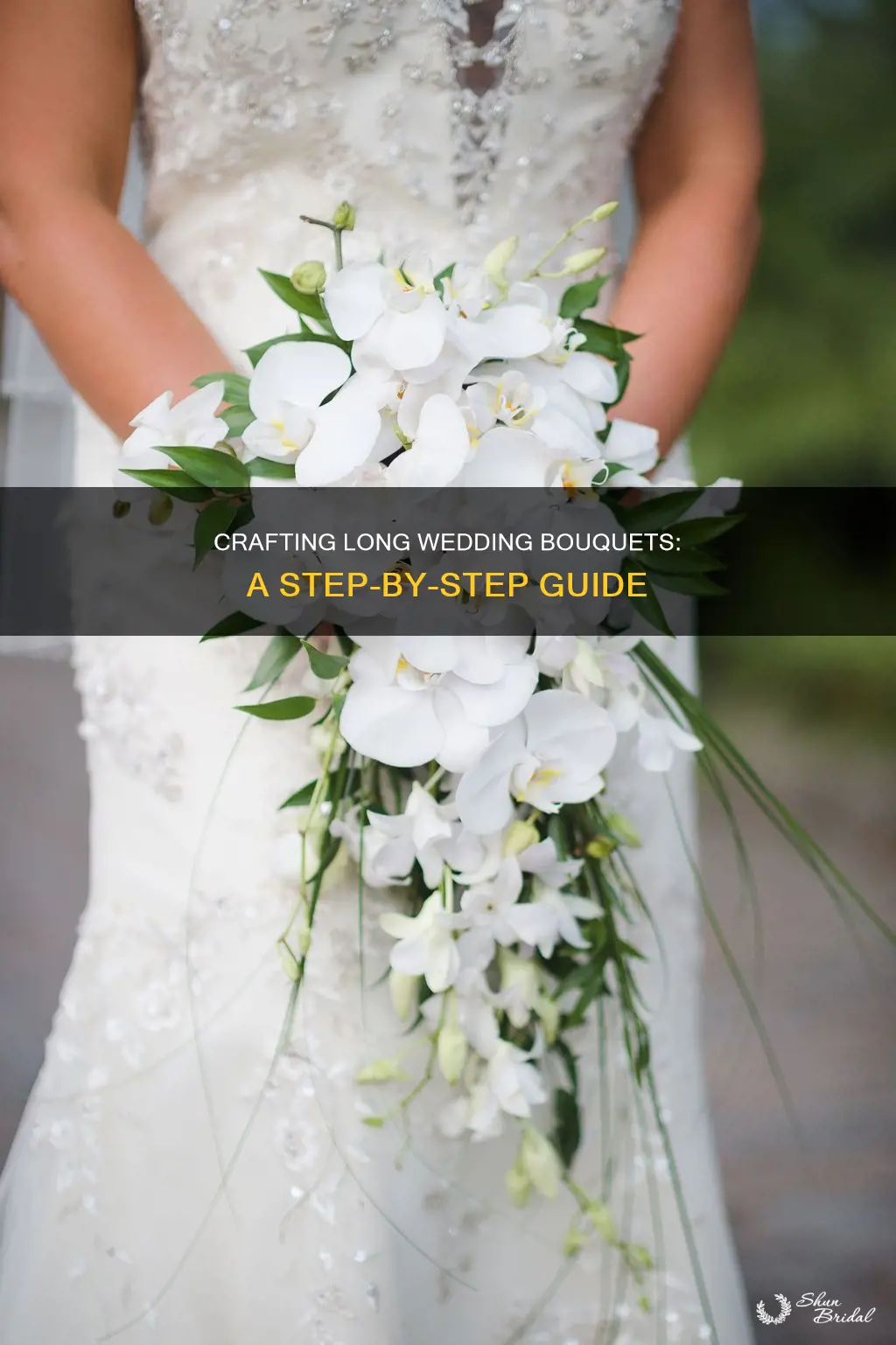 how to make long wedding bouquets