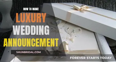 Crafting Opulent Wedding Announcements: A Guide to Luxury Invitations