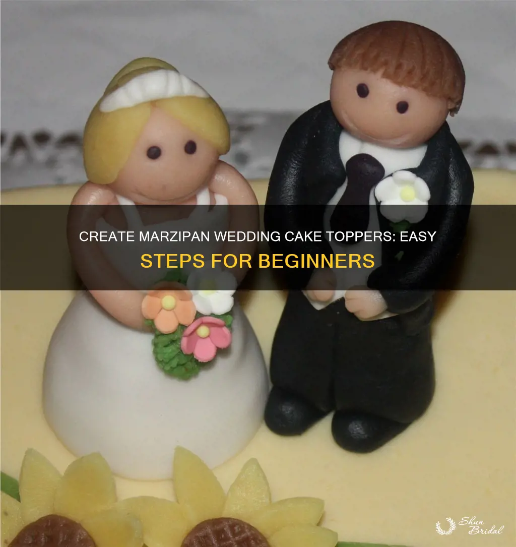 how to make marzipan wedding cake toppers