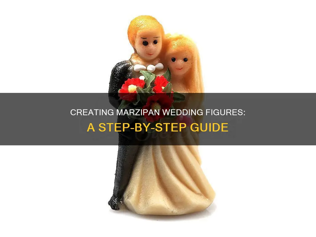 how to make marzipan wedding figures