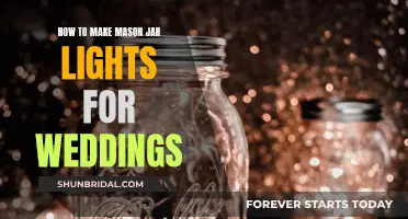 Mason Jar Magic: DIY Wedding Lights