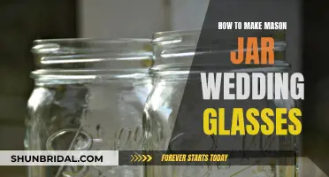 Creating Wedding Magic: DIY Mason Jar Glasses