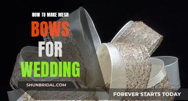 Creating Wedding Mesh Bows: A Step-by-Step Guide