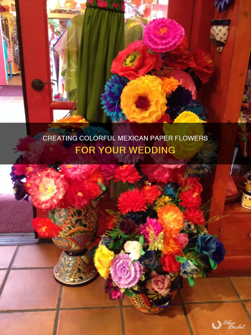 how to make mexican paper wedding flowers