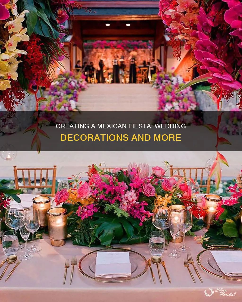 how to make mexican wedding decorations