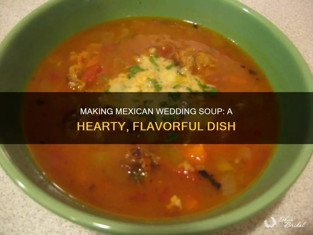 how to make mexican wedding soup