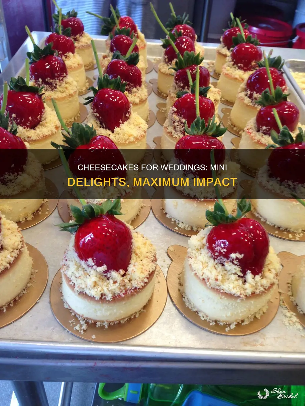 how to make mini cheesecake for wedding