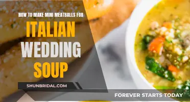 Hearty Italian Wedding Soup: Making Mini Meatballs