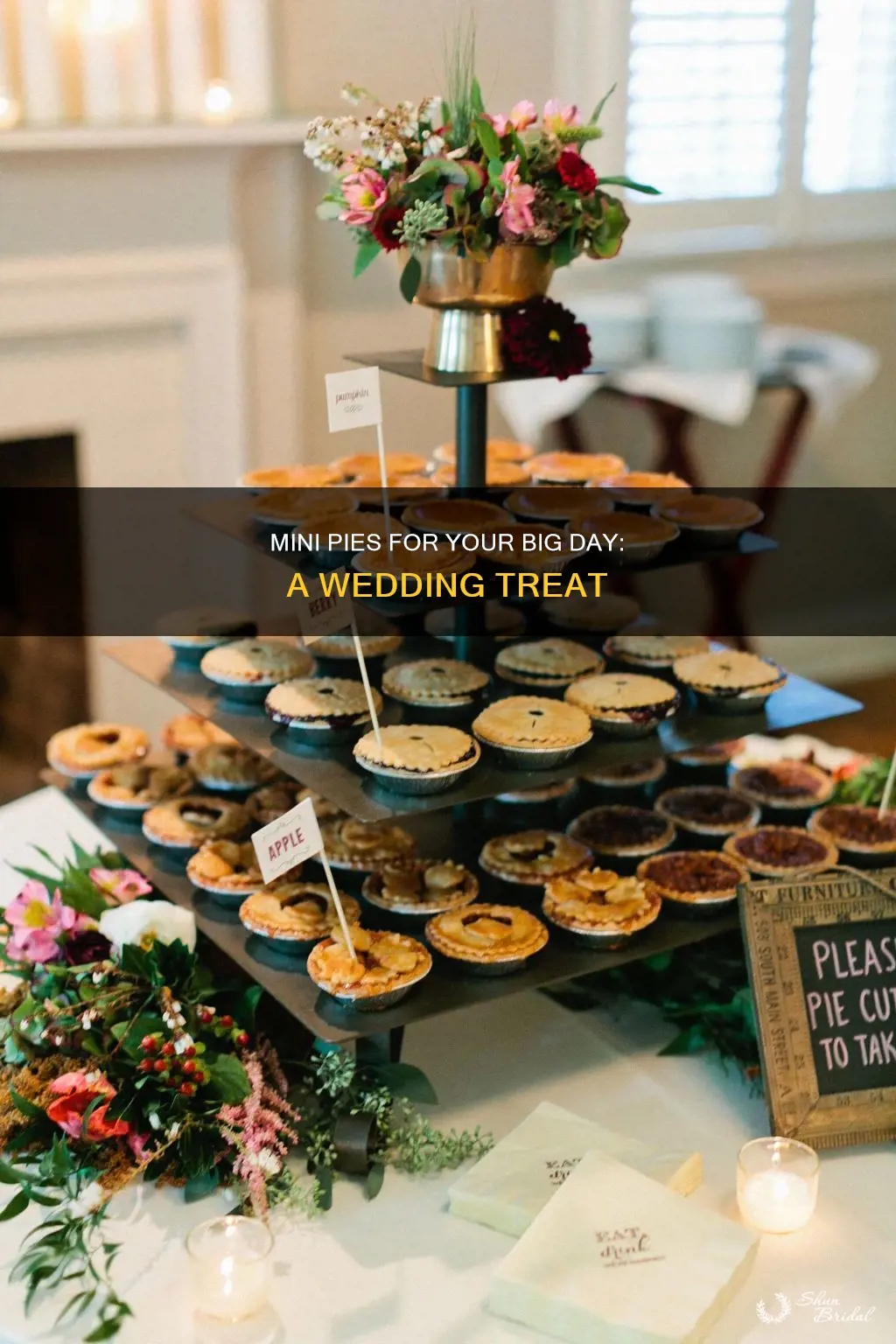 how to make mini pies for a wedding