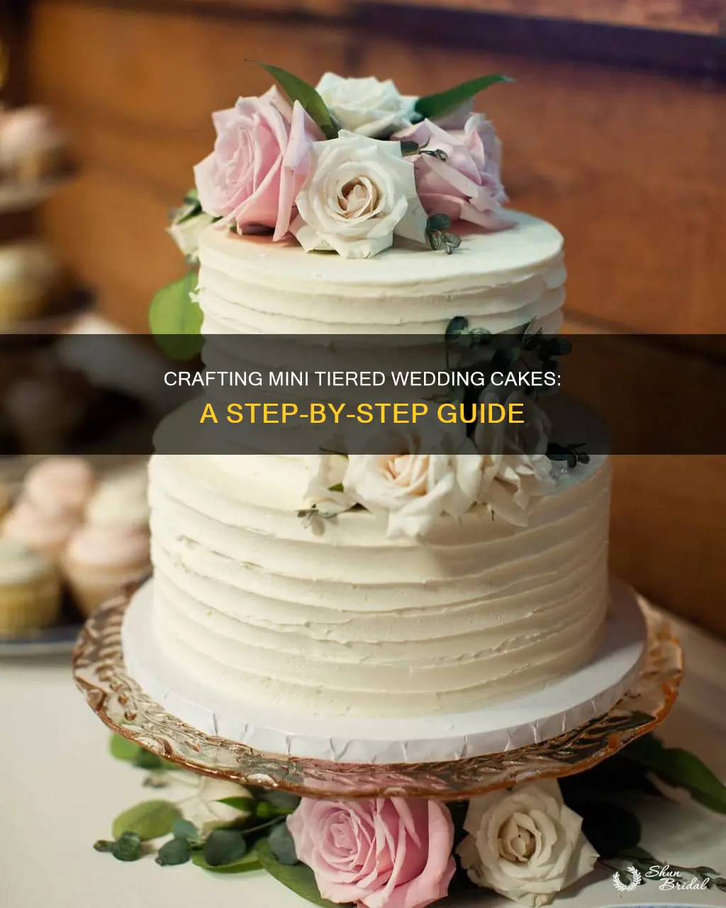 how to make mini tiered wedding cakes