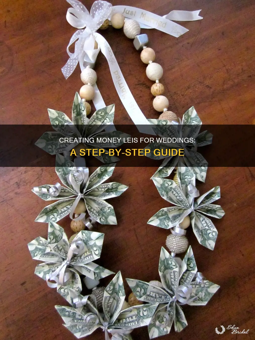 how to make money lei for wedding