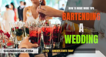 Bartending a Wedding: Tips and Tricks to Make More