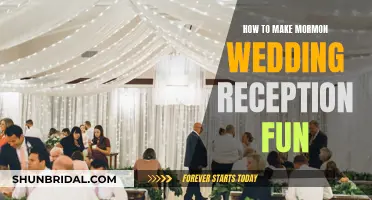 Make Your Mormon Wedding Reception Fun and Memorable