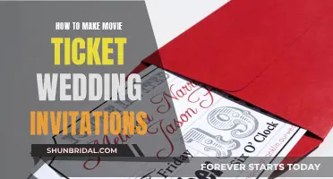 Crafting Movie Ticket Wedding Invites: A Creative Guide