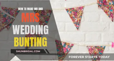 Crafting Wedding Bunting: Mr. & Mrs. Banner Guide