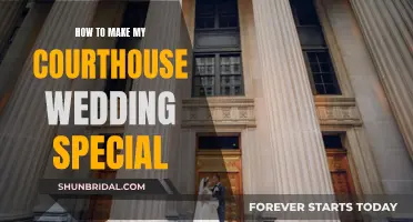 Make Your Courthouse Wedding Special and Memorable