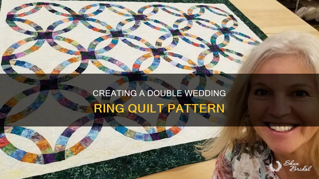 how to make my own double wedding ring quilt pattern