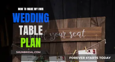 Creating a Wedding Table Plan: A DIY Guide