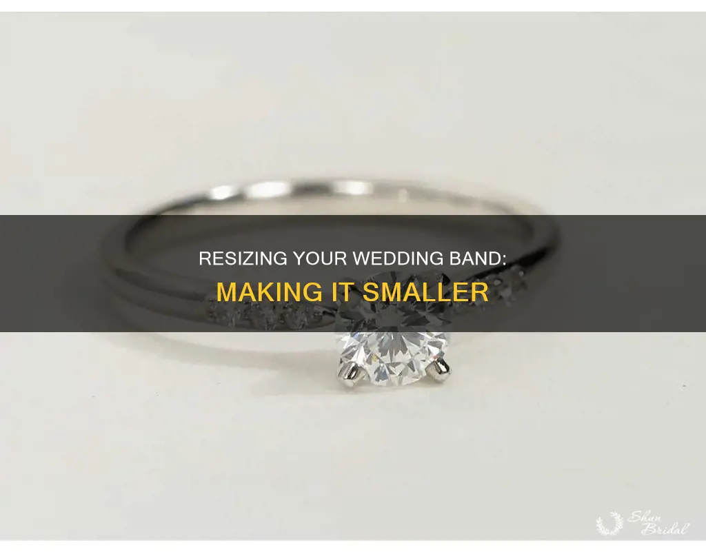 how to make my wedding band smaller