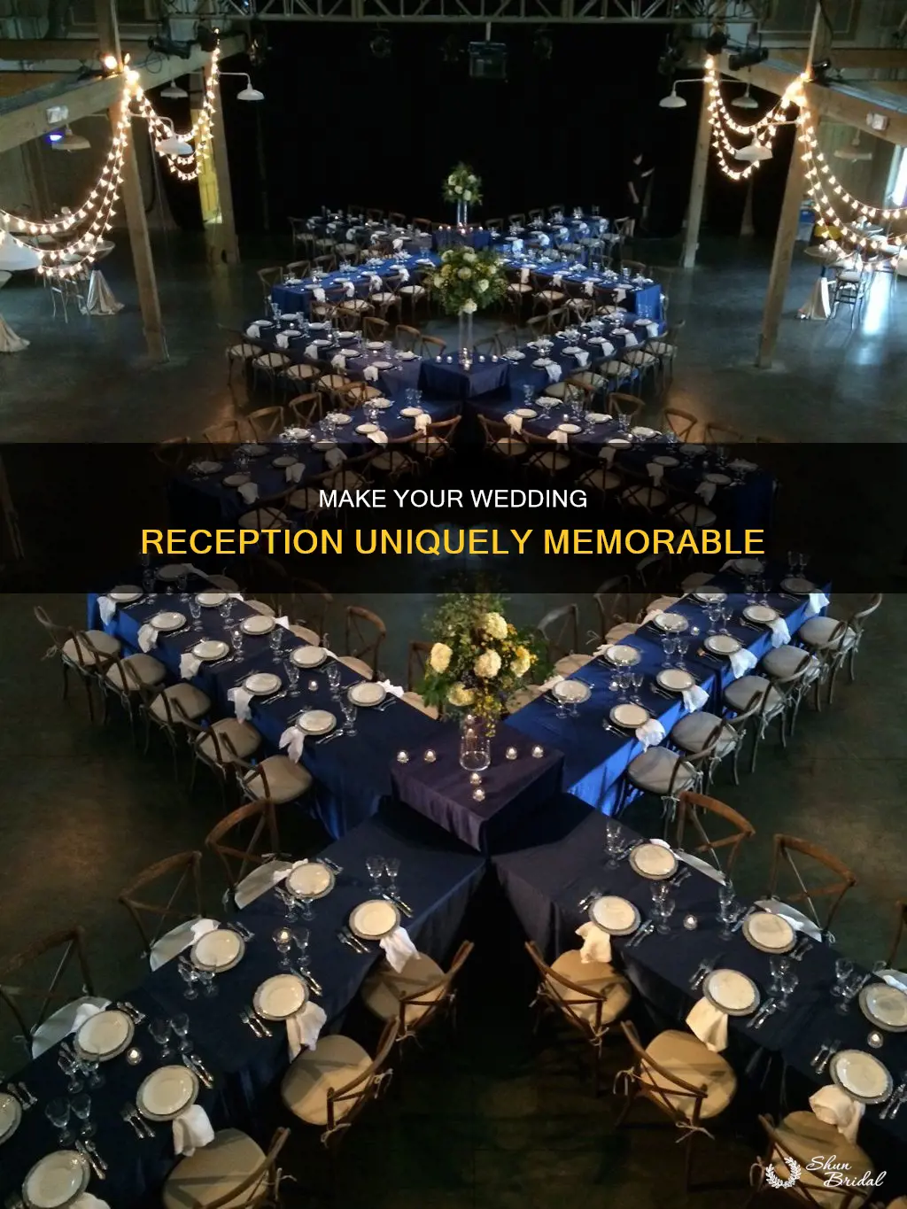 how to make my wedding reception unique