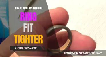 Adjusting Your Wedding Ring: A Tighter Fit for Comfort