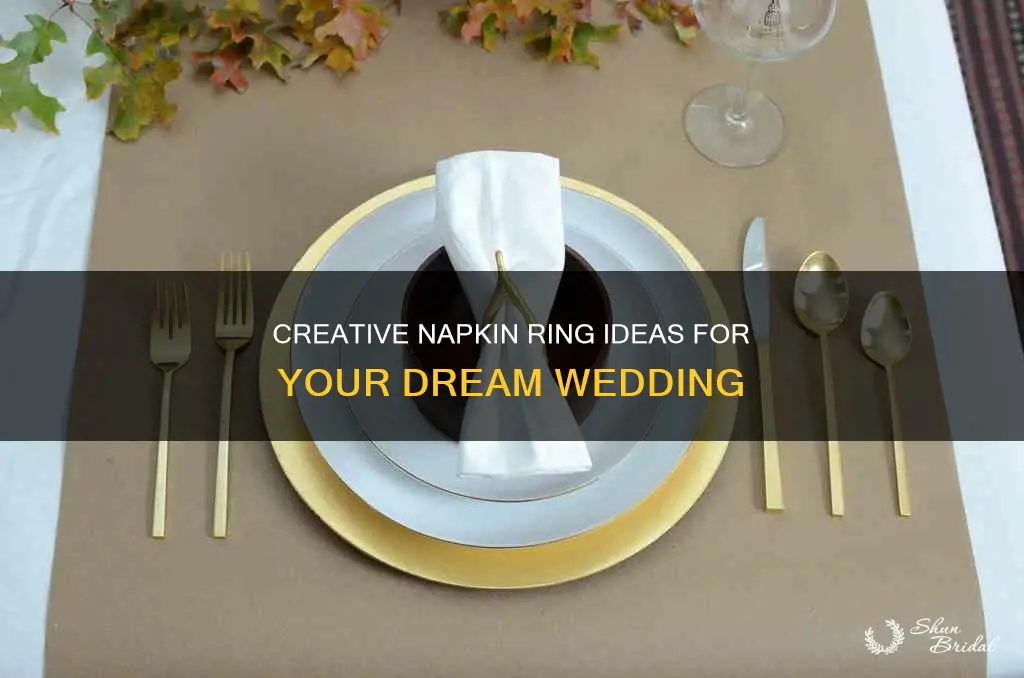 how to make napkin rings wedding