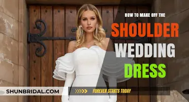 Creating a Romantic Off-the-Shoulder Wedding Dress