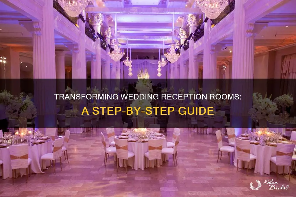 how to make over wedding reception room