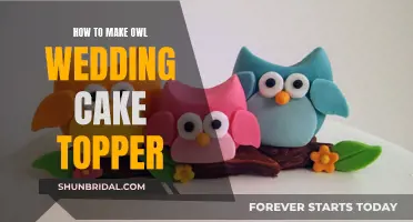 Crafting a Whimsical Owl Cake Topper for Your Wedding