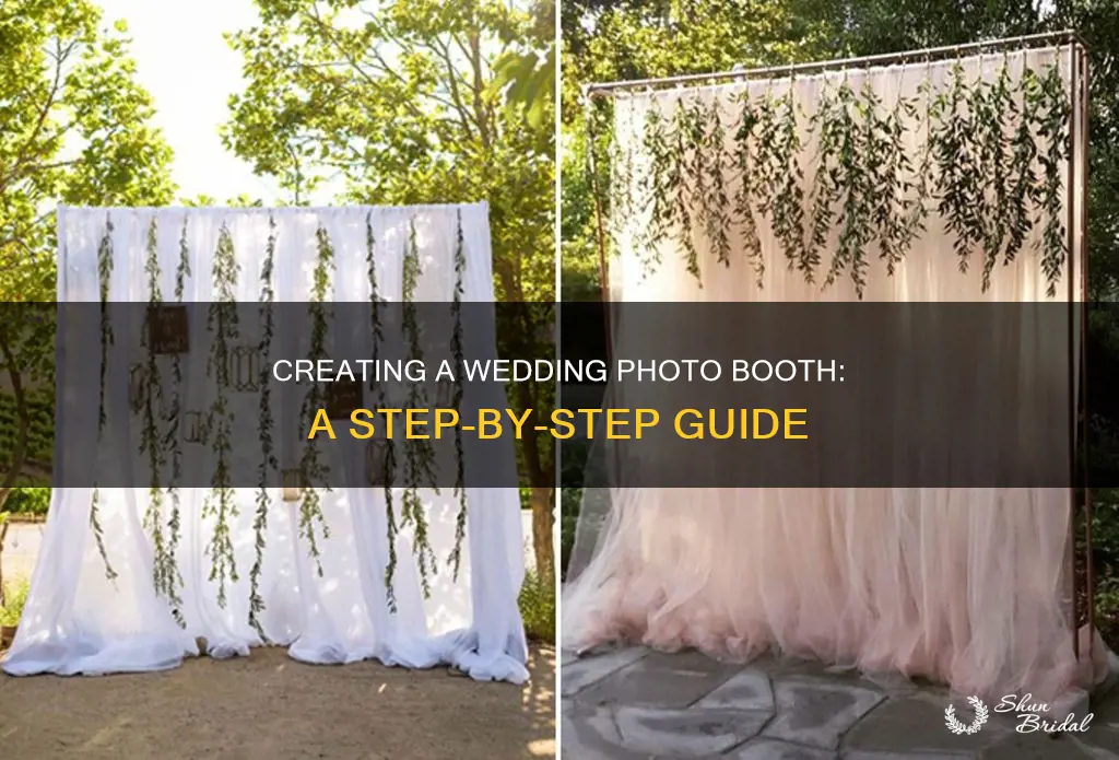 how to make own photo booth wedding