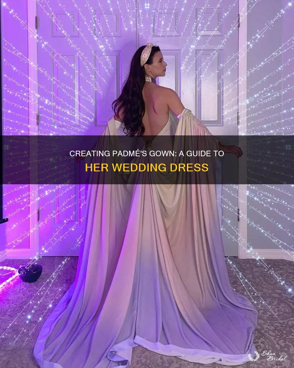 how to make padme wedding dress