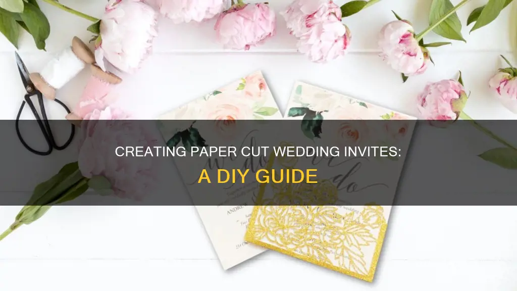 how to make paper cut wedding invitations