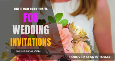 Creating Paper Flowers for Your Wedding Invitations