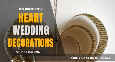 Crafting Paper Heart Decor for Your Dream Wedding