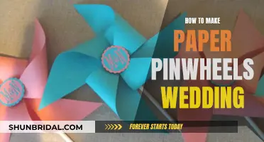 Crafting Paper Pinwheels for a Wedding: Easy DIY Guide