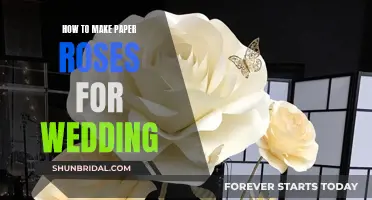 Creating Paper Roses for Your Wedding Day