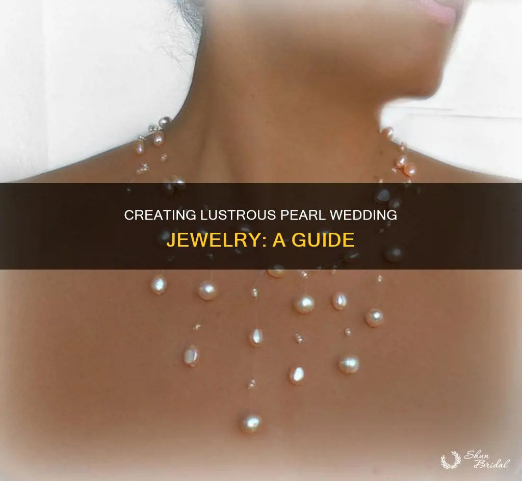 how to make pearl wedding jewelry