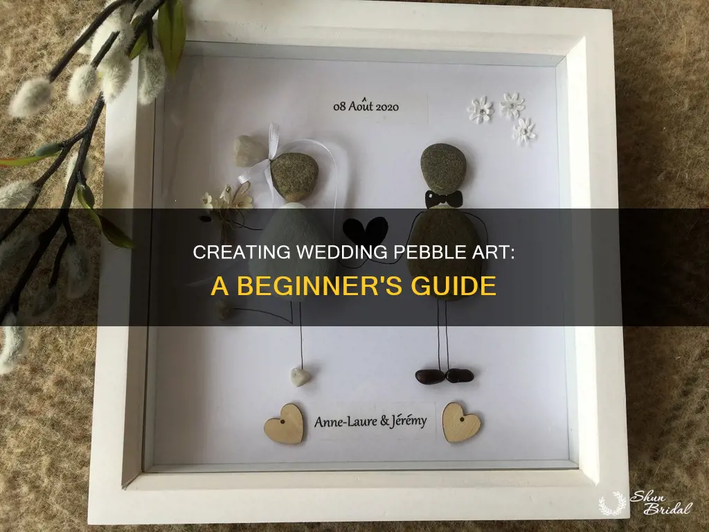 how to make pebble art wedding