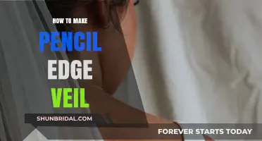 Crafting a Delicate Pencil Edge Veil: A Step-by-Step DIY Guide