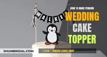 Creating a Penguin Wedding Cake Topper: A Step-by-Step Guide