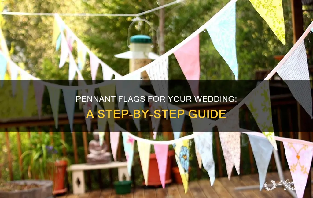 how to make pennant flags for wedding