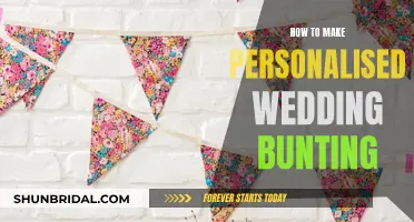 Create Unique Wedding Bunting with Personalized Touches