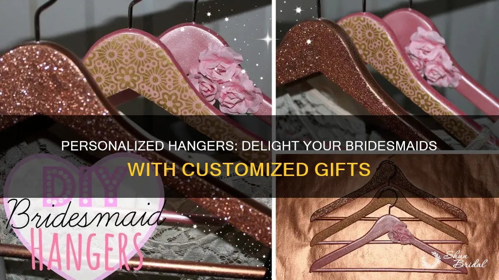 how to make personalized hangers for bridesmaids