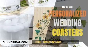 Crafting Customized Wedding Coasters: A Step-by-Step Guide